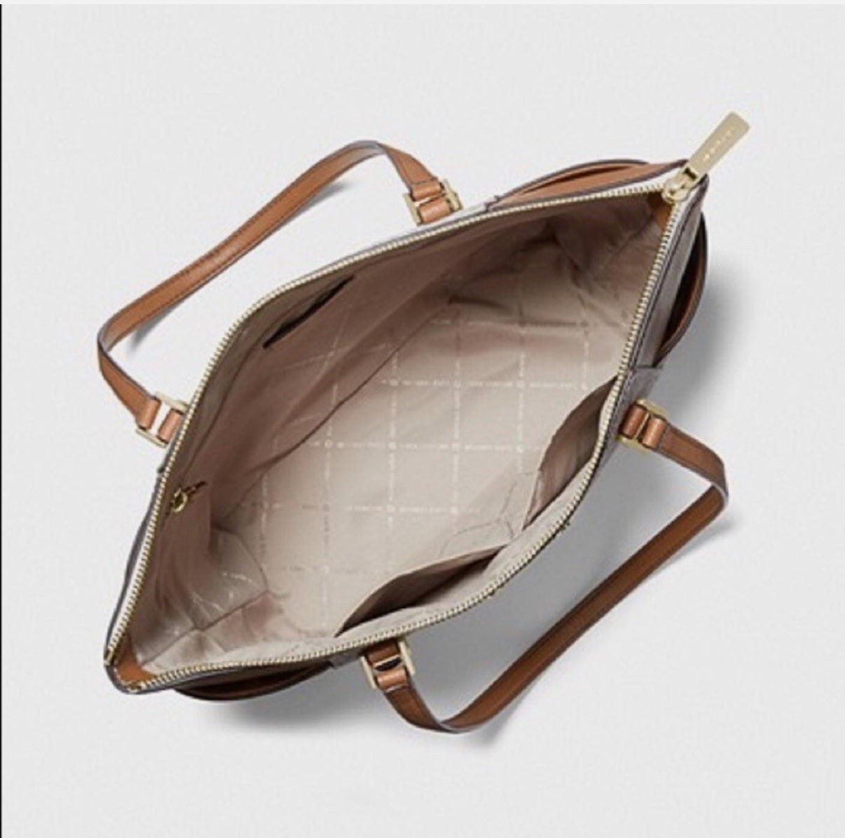 TOTE MICHAEL KORS CHARLOTTE VAINILLA MONOGRAMA