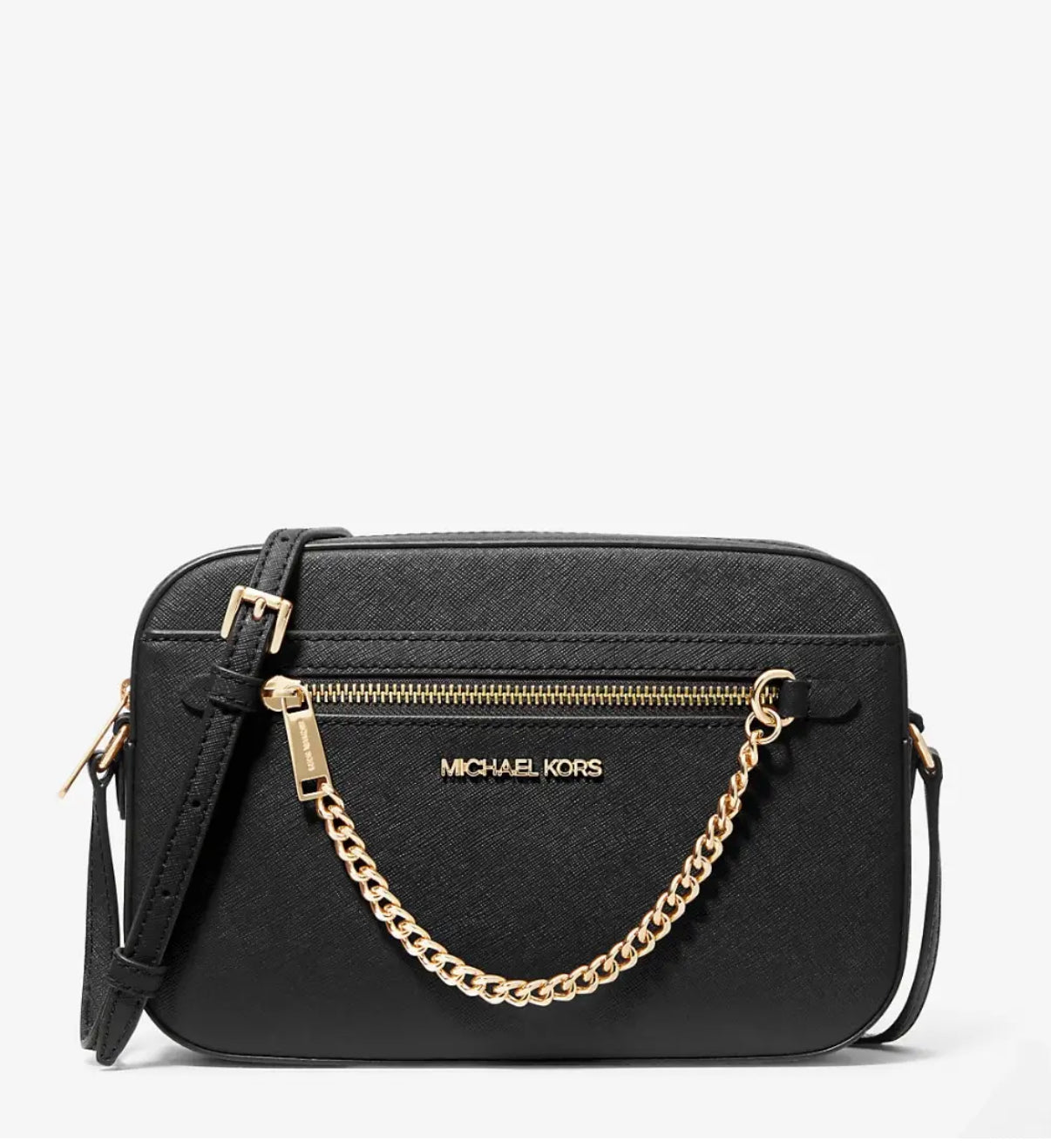 CROSSBODY MICHAEL KORS JETSET NEGRO CUERO