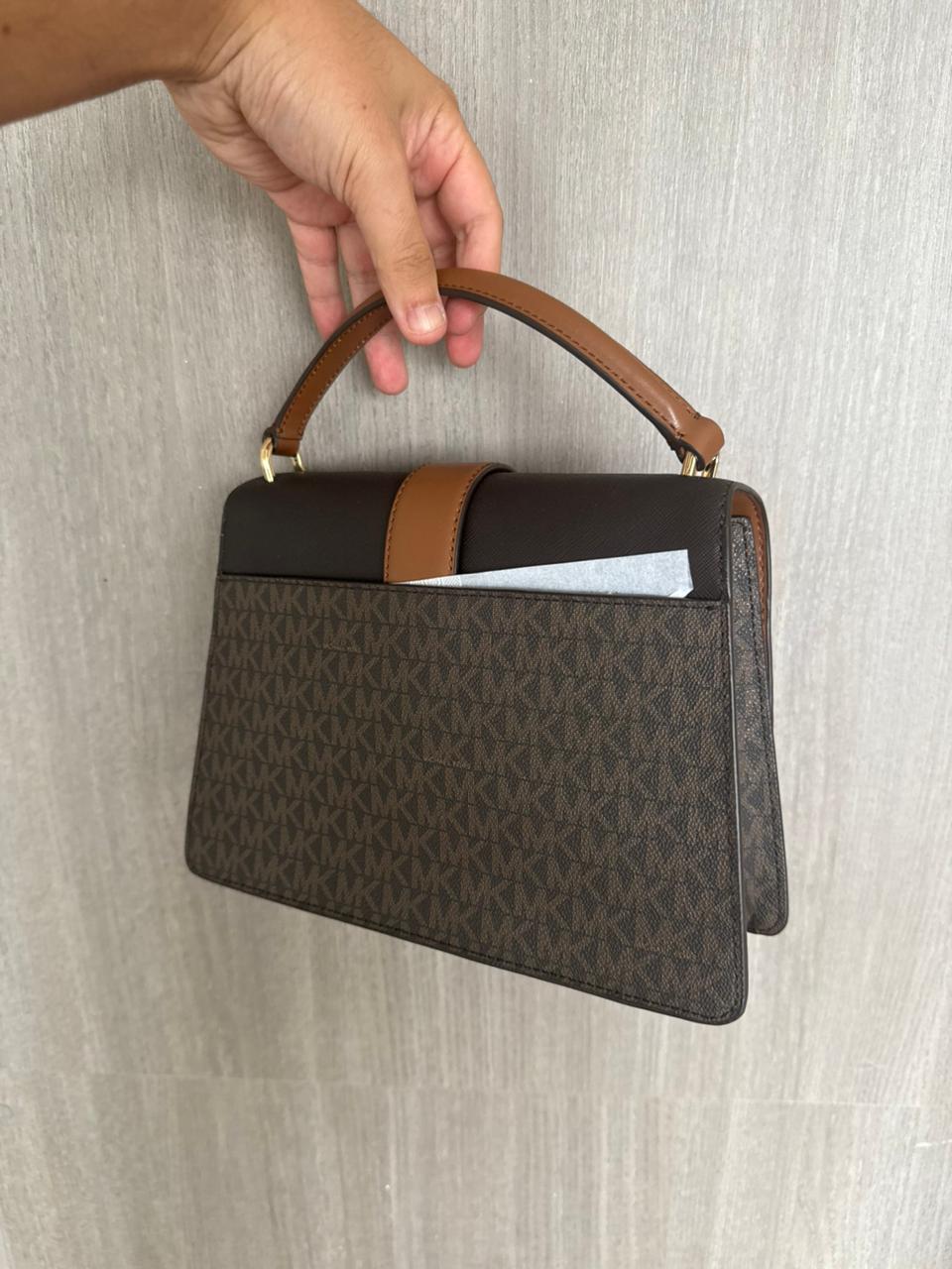 CARTERA MICHAEL KORS CAFÉ MONOGRAMA