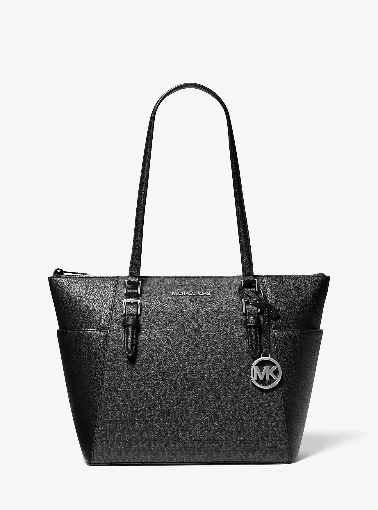 TOTE MICHAEL KORS CHARLOTTE NEGRO MONOGRAMA