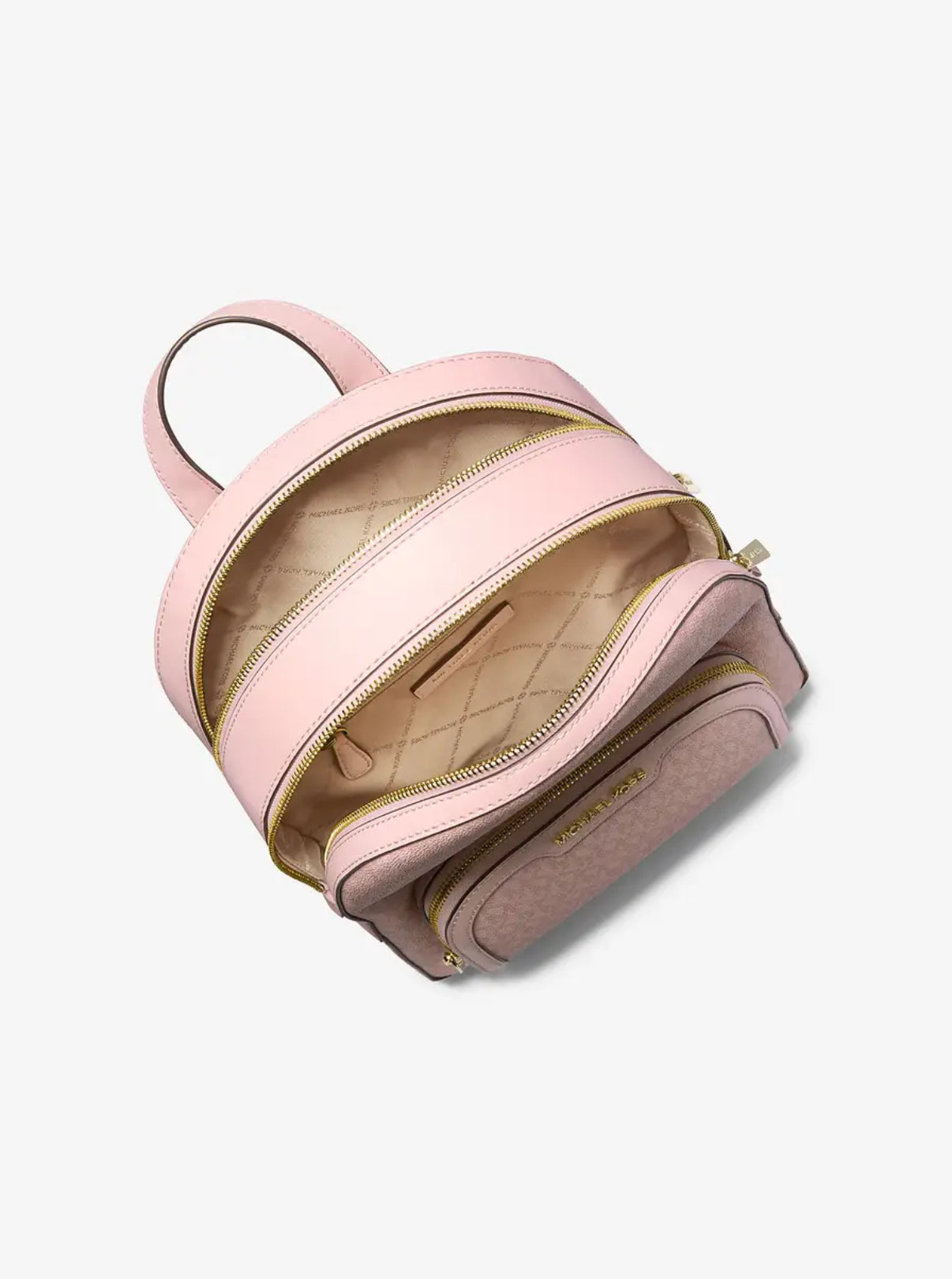 MOCHILA MICHAEL KORS MEDIANA JAYCEE ROSA MONOGRAMA