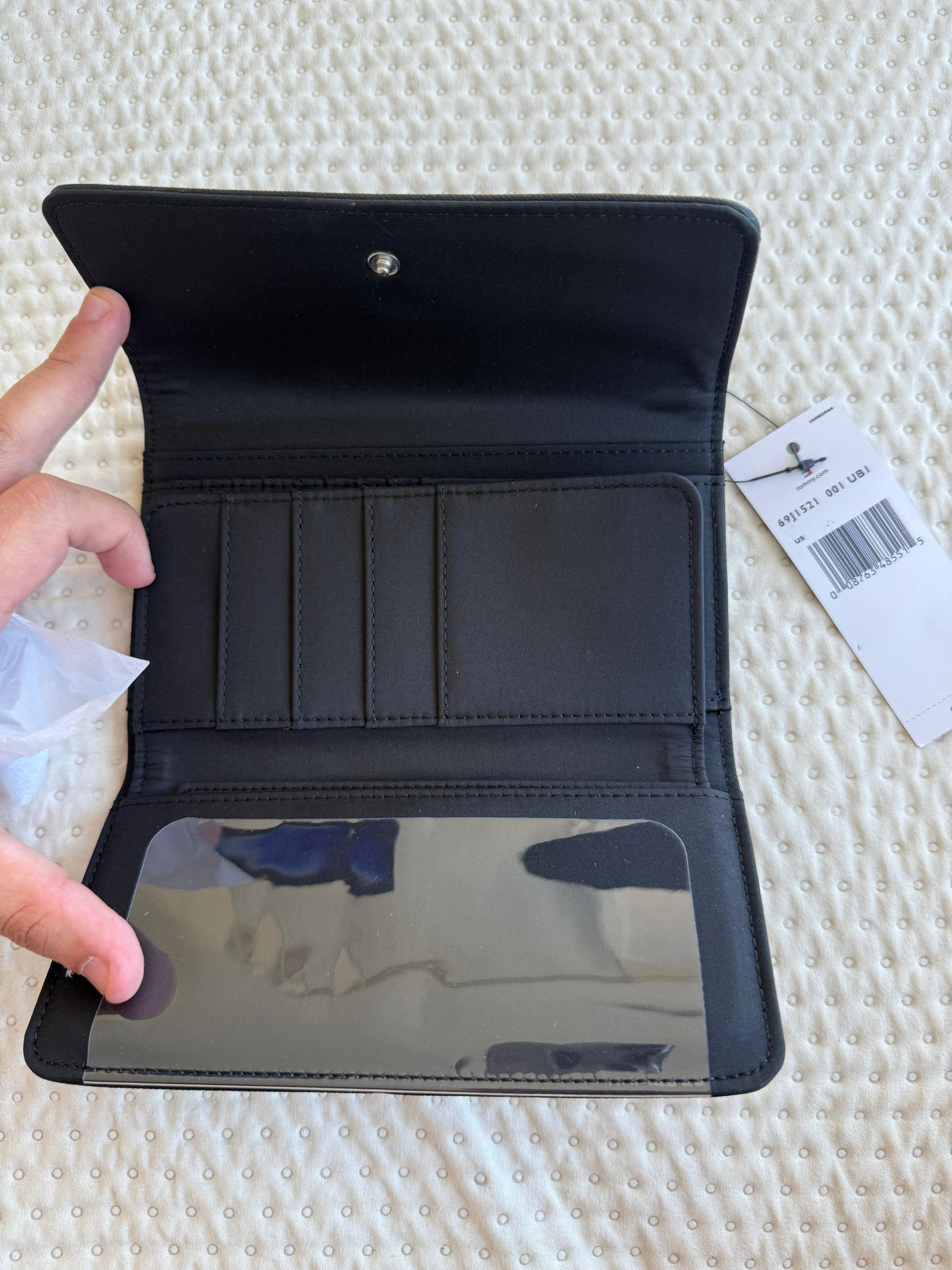 BILLETERA TOMMY HILFIGER NEGRA