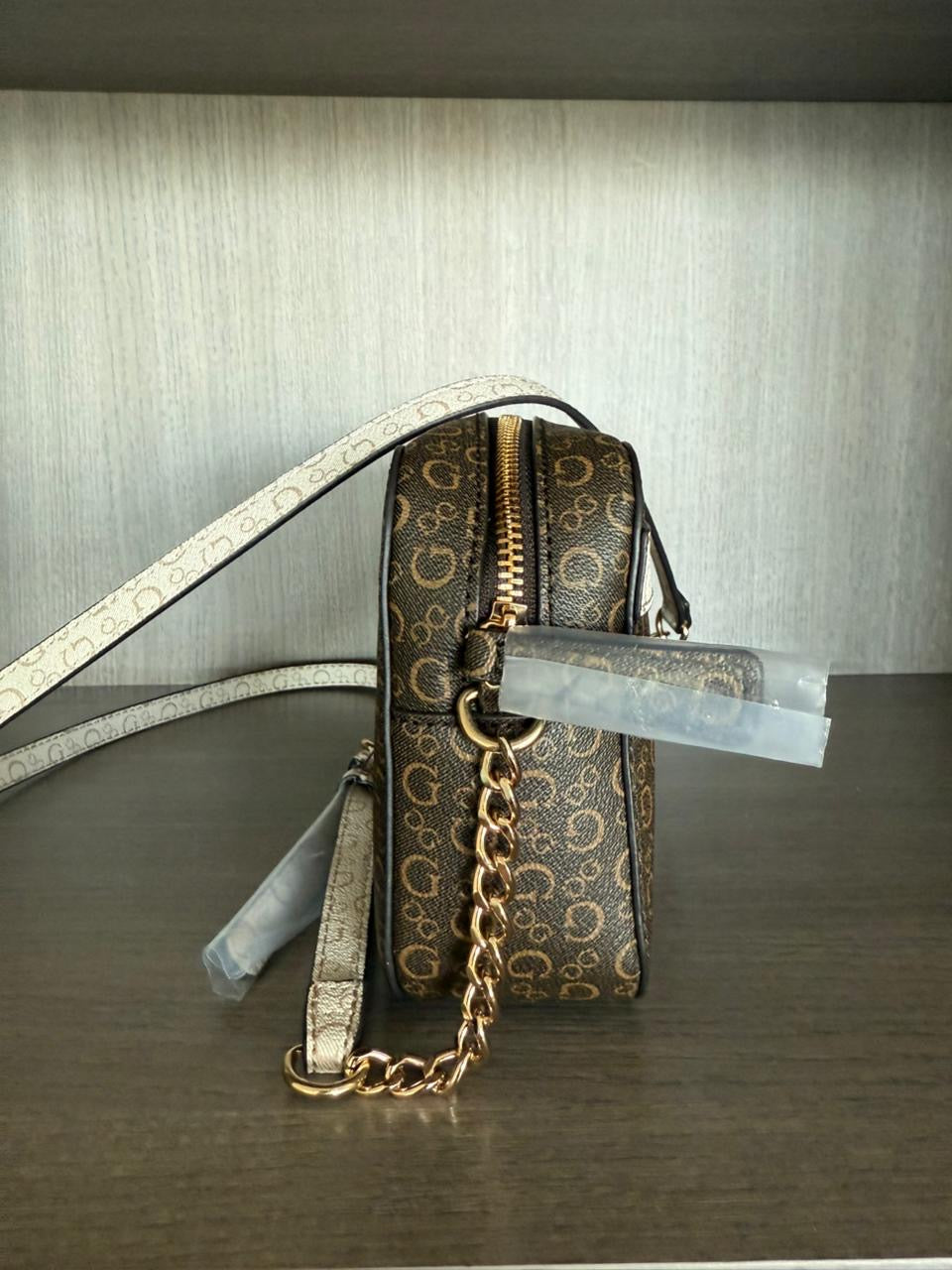CROSSBODY GUESS- CAFE MONOGRAMA