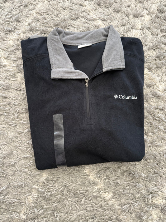 MICROPOLAR COLUMBIA HOMBRE NEGRO/GRIS