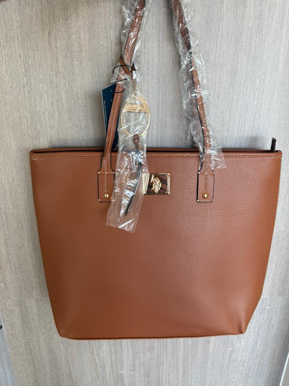 TOTE POLO CAMEL