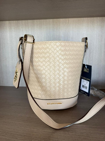 CROSSBODY BUCKET POLO BEIGE