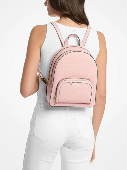 MOCHILA MICHAEL KORS MEDIANA JAYCEE ROSA MONOGRAMA