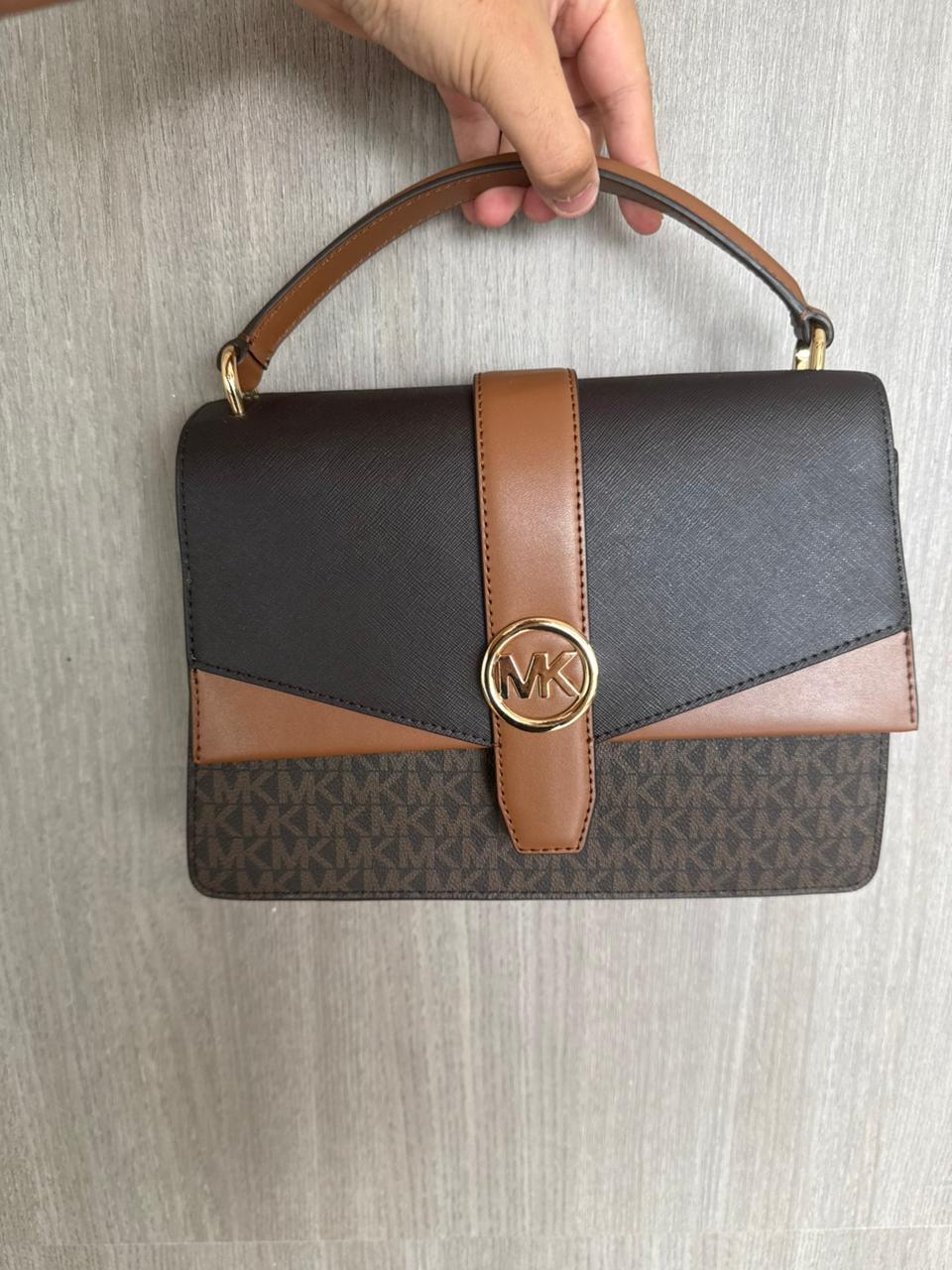 CARTERA MICHAEL KORS CAFÉ MONOGRAMA