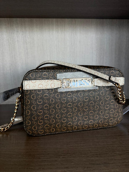 CROSSBODY GUESS- CAFE MONOGRAMA