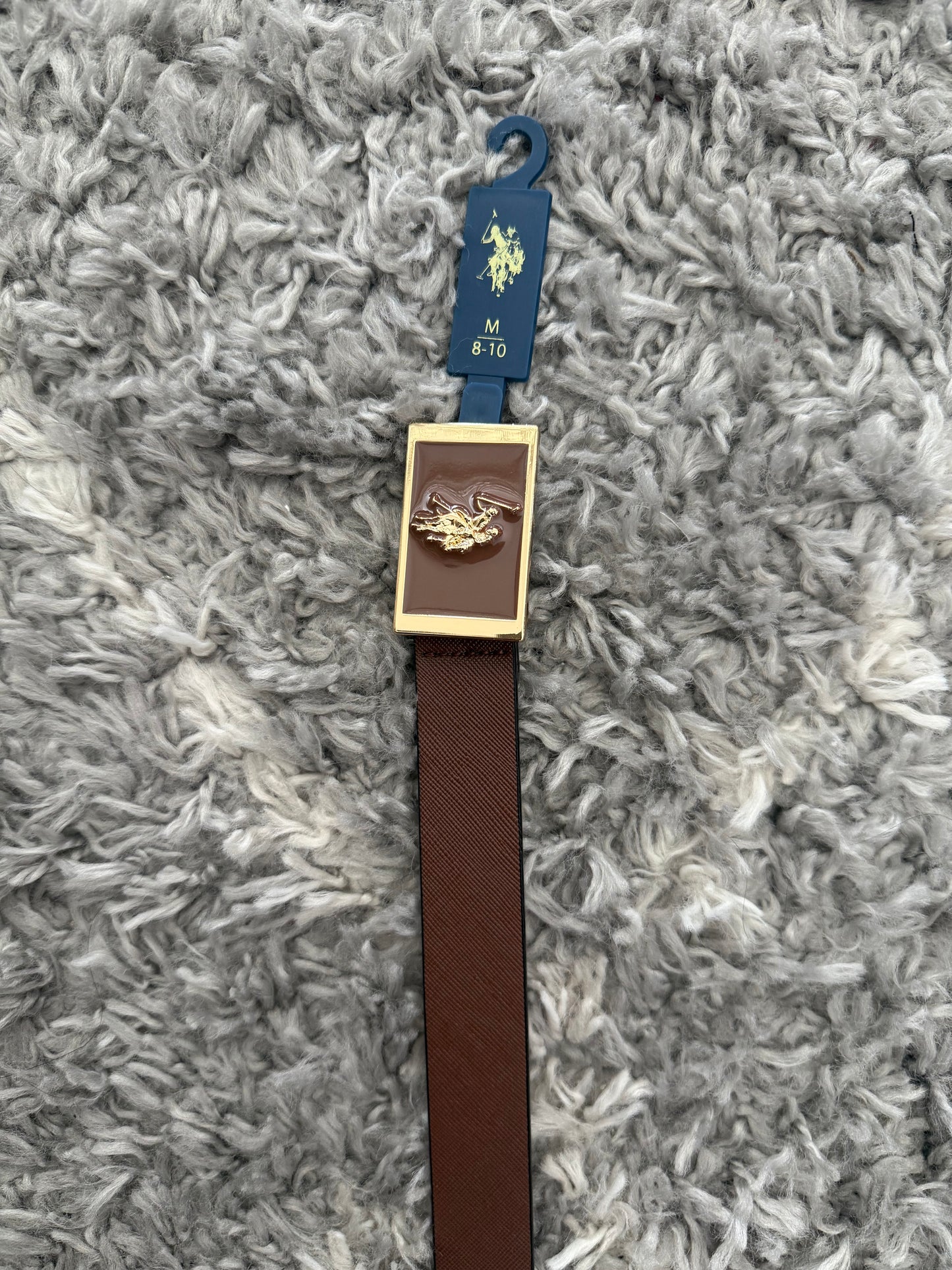 CINTURÓN MUJER POLO ASSN CAFÉ