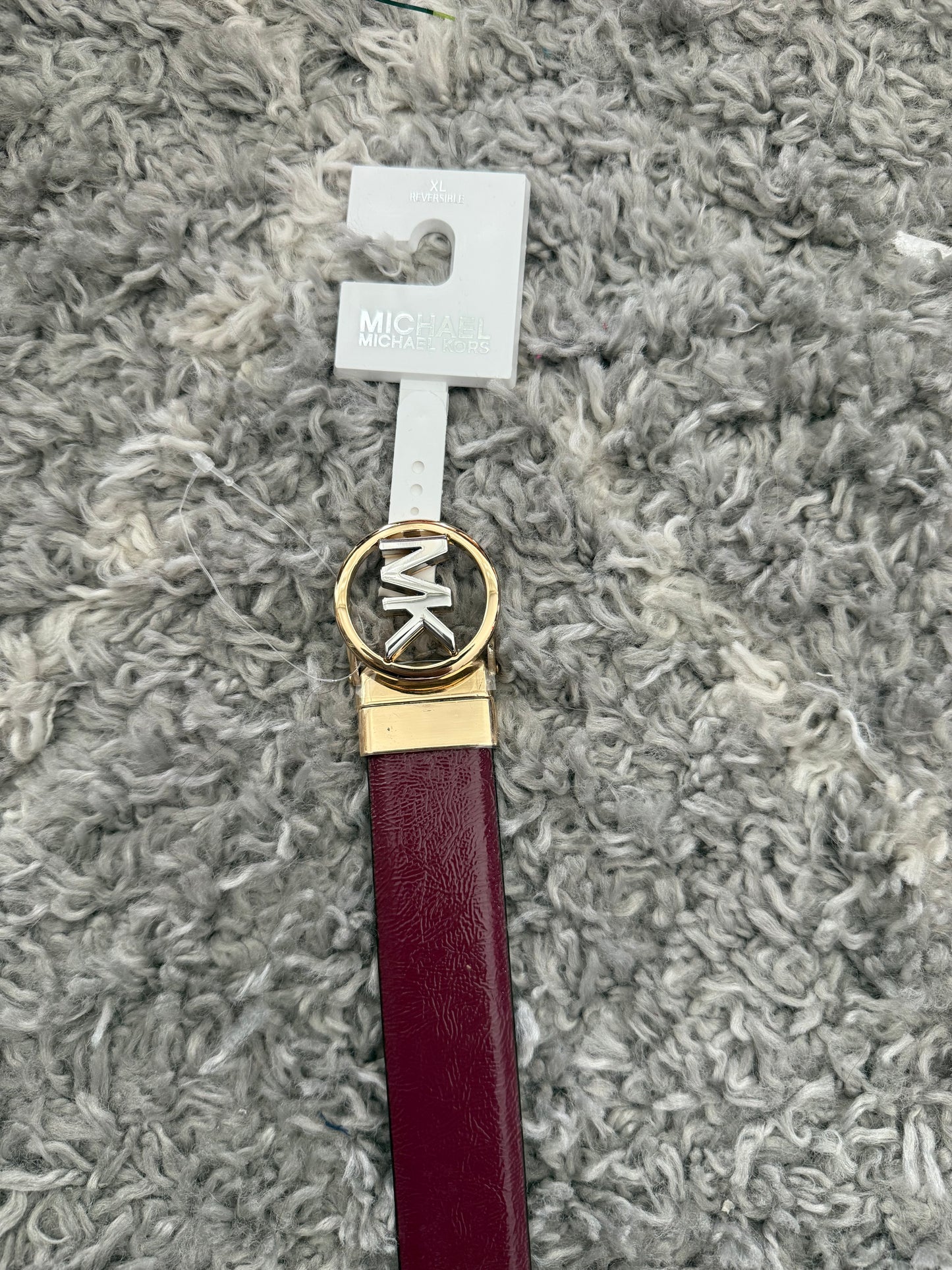 CINTURÓN MICHAEL KORS CHAROL/CUERO REVERSIBLE