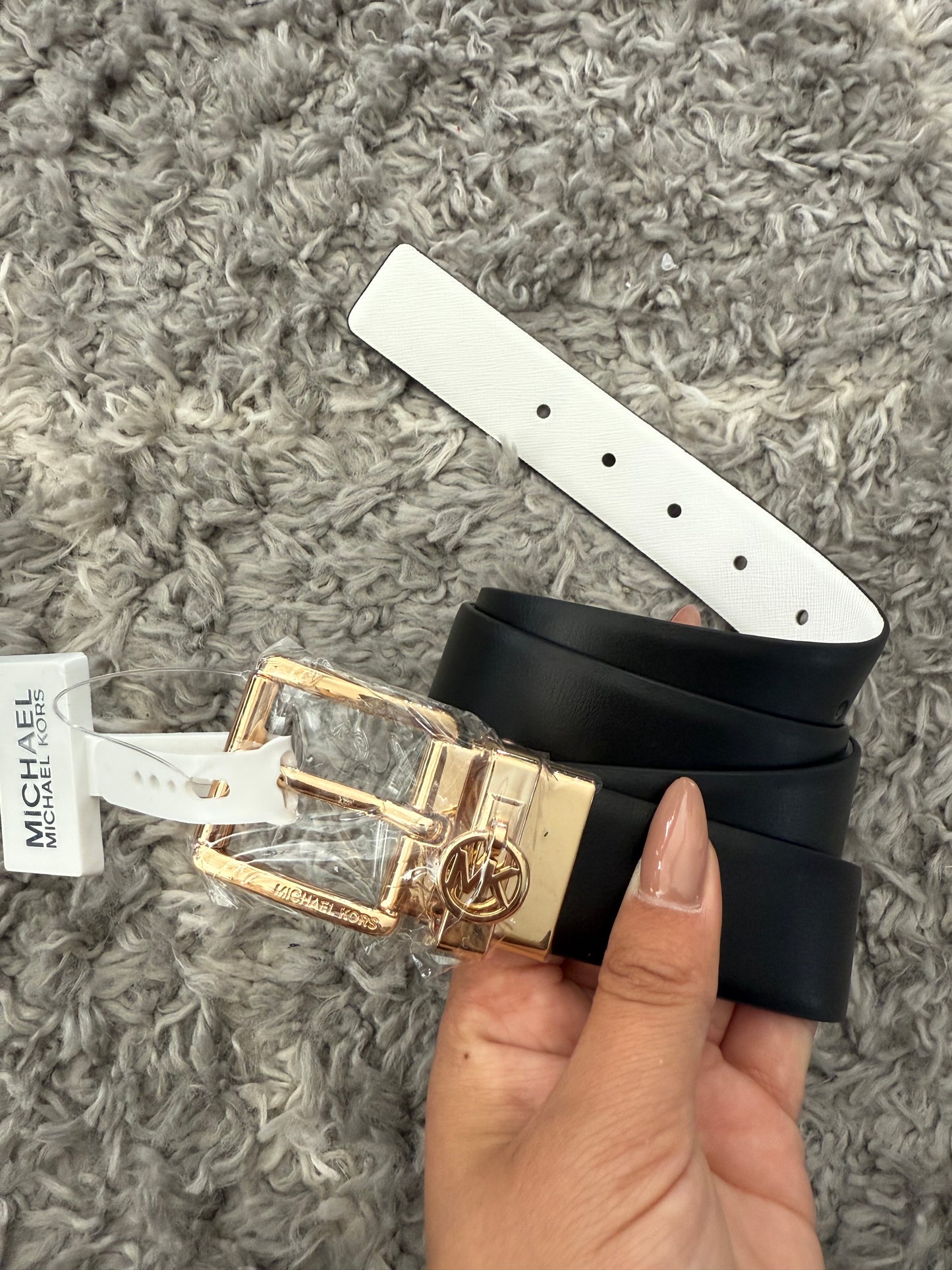 CINTURÓN MICHAEL KORS REVERSIBLE CUERO XL