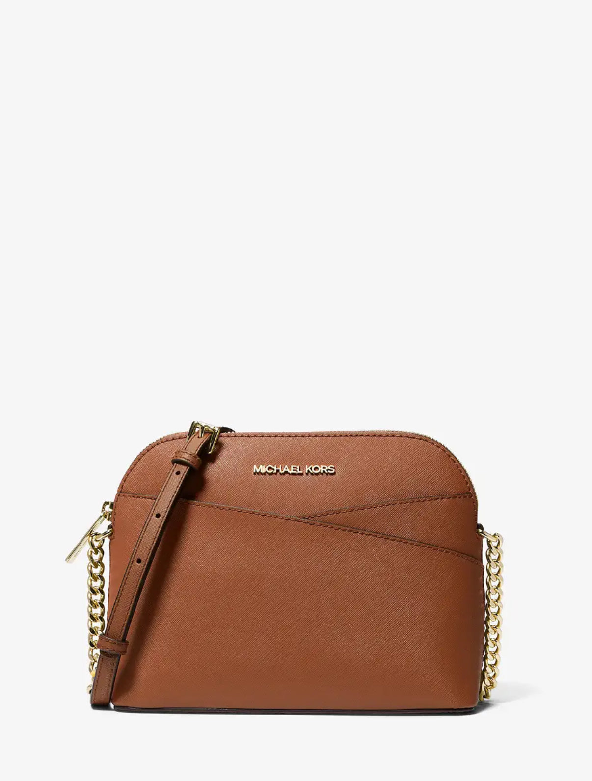 CROSSBODY MICHAEL KORS DOME CAMEL CUERO