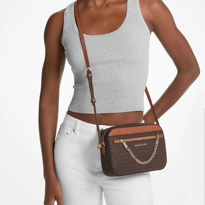 CROSSBODY MICHAEL KORS JETSET CAFE MONOGRAMA