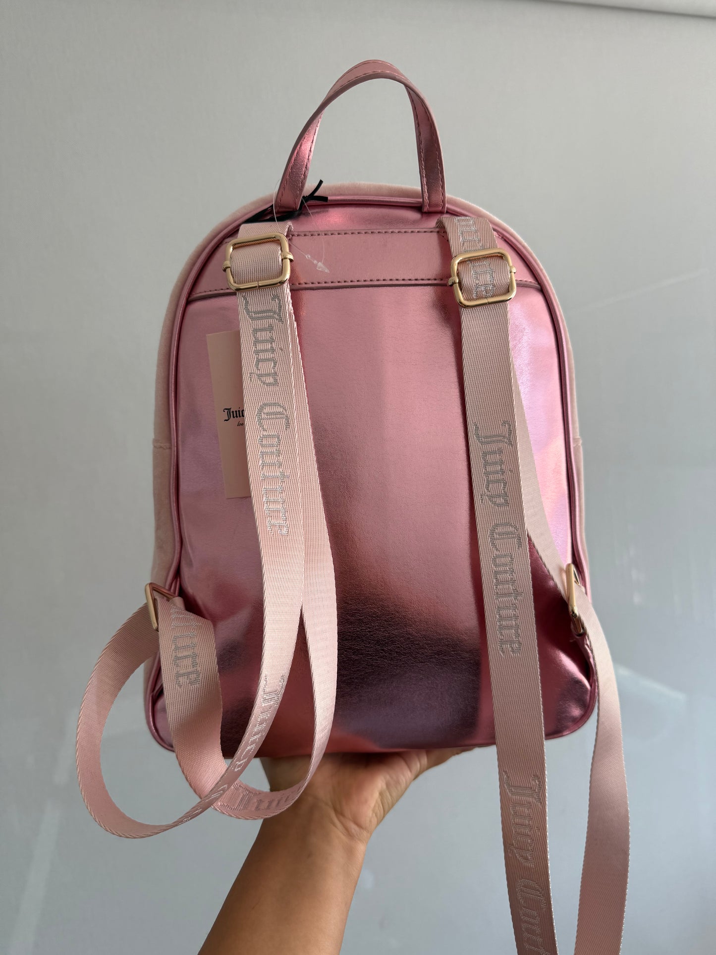 MOCHILA JUICY COUTURE ROSA PLUSH L