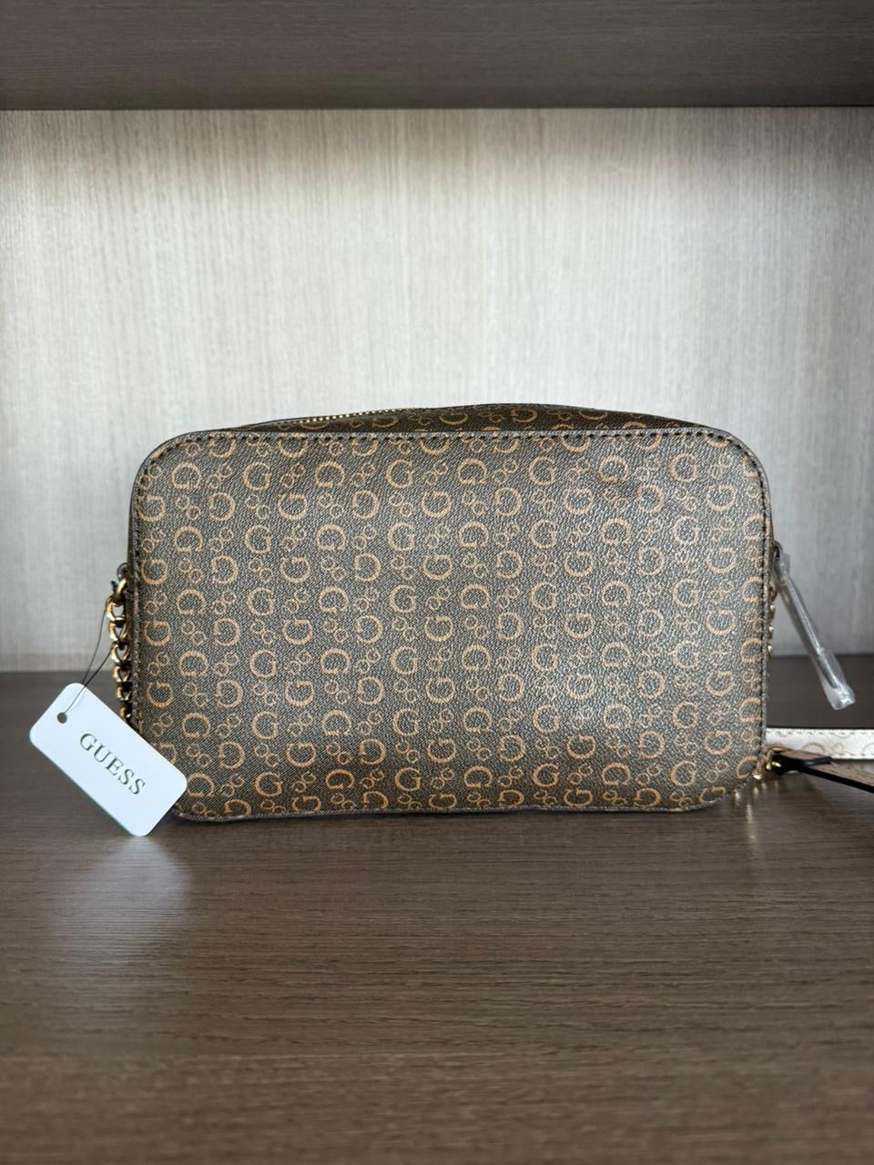 CROSSBODY GUESS- CAFE MONOGRAMA