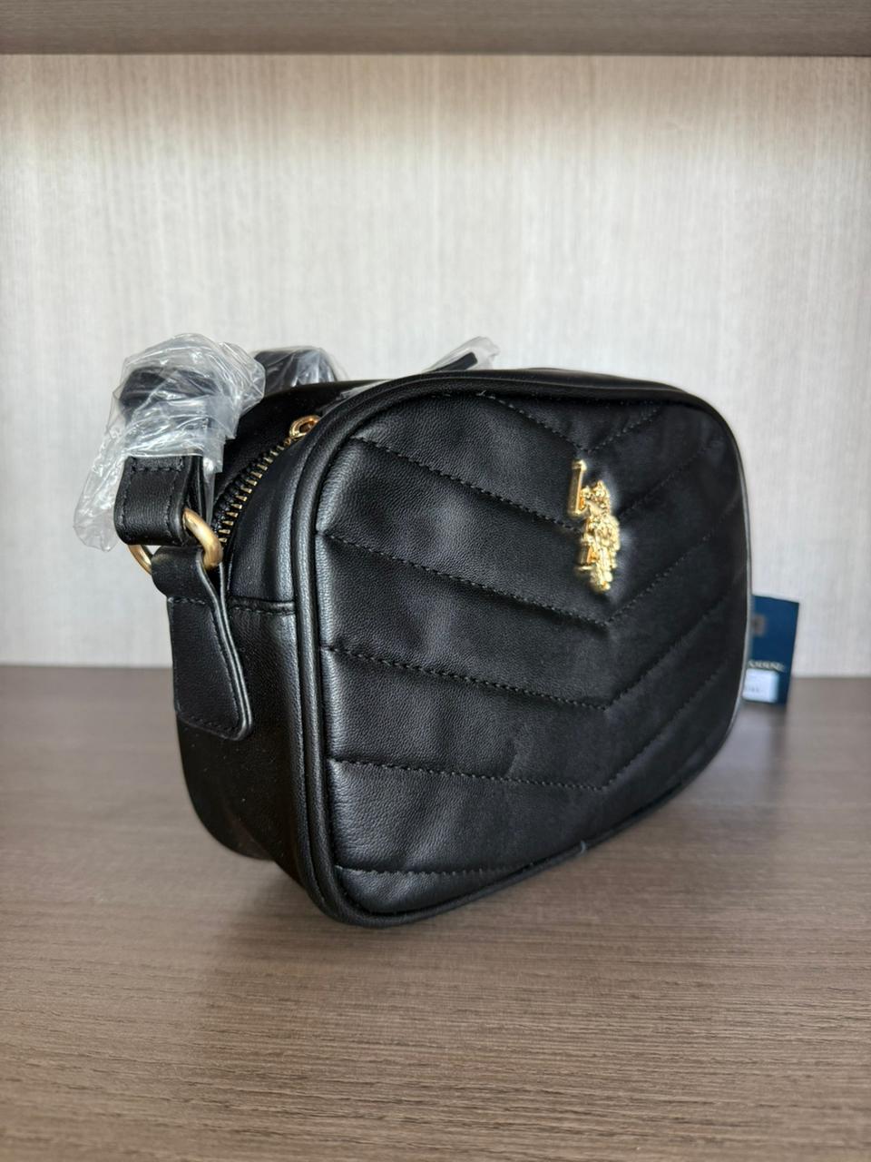 CROSSBODY POLO NEGRO RELIEVE