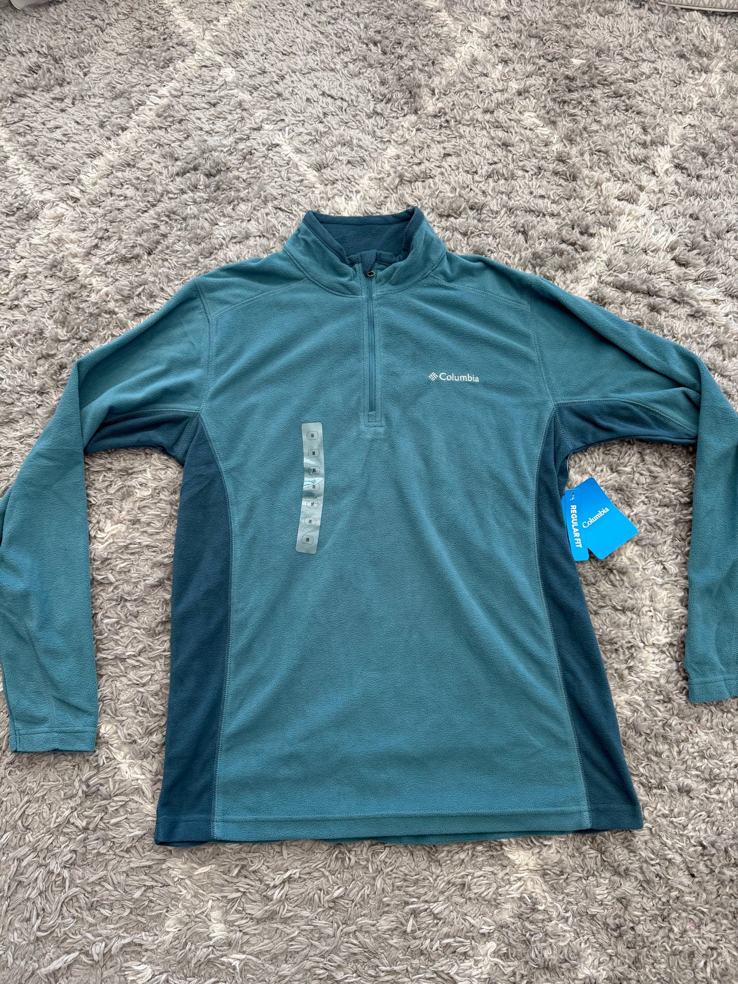 MICROPOLAR COLUMBIA HOMBRE M TURQUESA