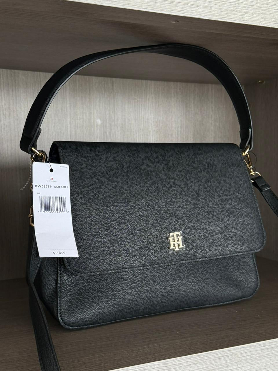 CARTERA TOMMY HILFIGER NEGRA
