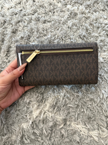BILLETERA MICHAEL KORS MUJER TRIFOLD CAFÉ