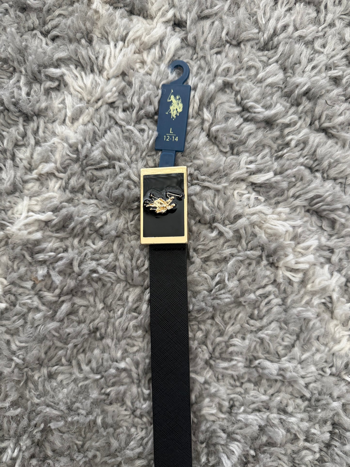 CINTURÓN MUJER POLO ASSN NEGRO
