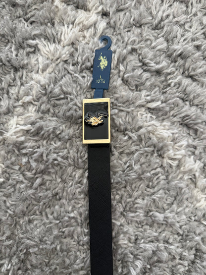 CINTURÓN MUJER POLO ASSN NEGRO