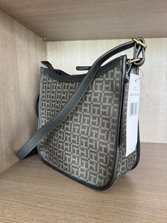 CROSSBODY TOMMY HILFIGER NEGRO MONOGRAMA