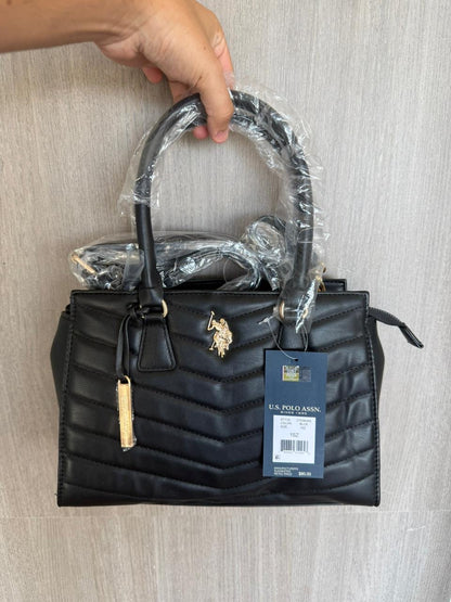 CARTERA SATCHEL POLO NEGRA