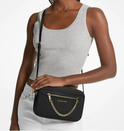 CROSSBODY MICHAEL KORS JETSET NEGRO CUERO