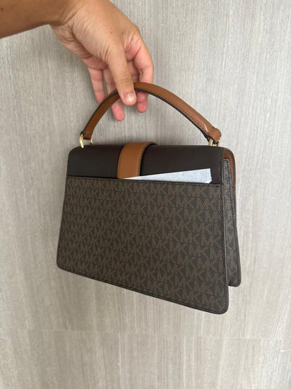 CARTERA MICHAEL KORS CAFÉ MONOGRAMA