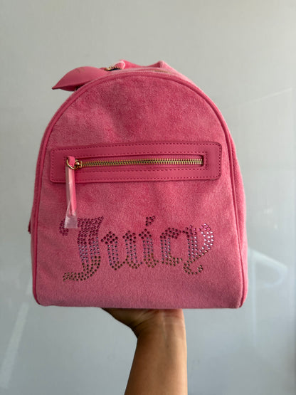 MOCHILA JUICY COUTURE FUCSIA FELPA M