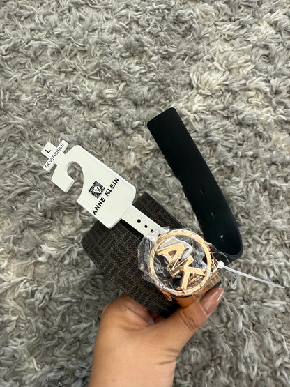CINTURÓN ANNE KLEIN REVERSIBLE L