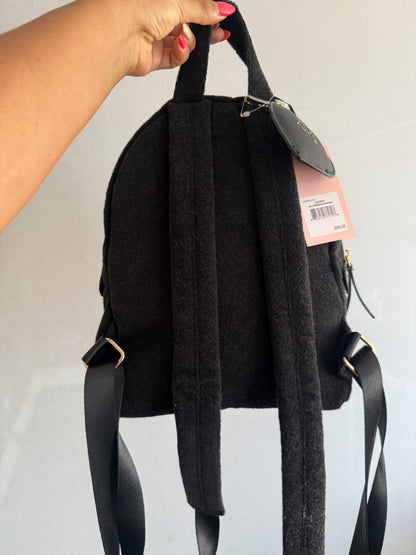 MOCHILA JUICY COUTURE NEGRA FELPA M