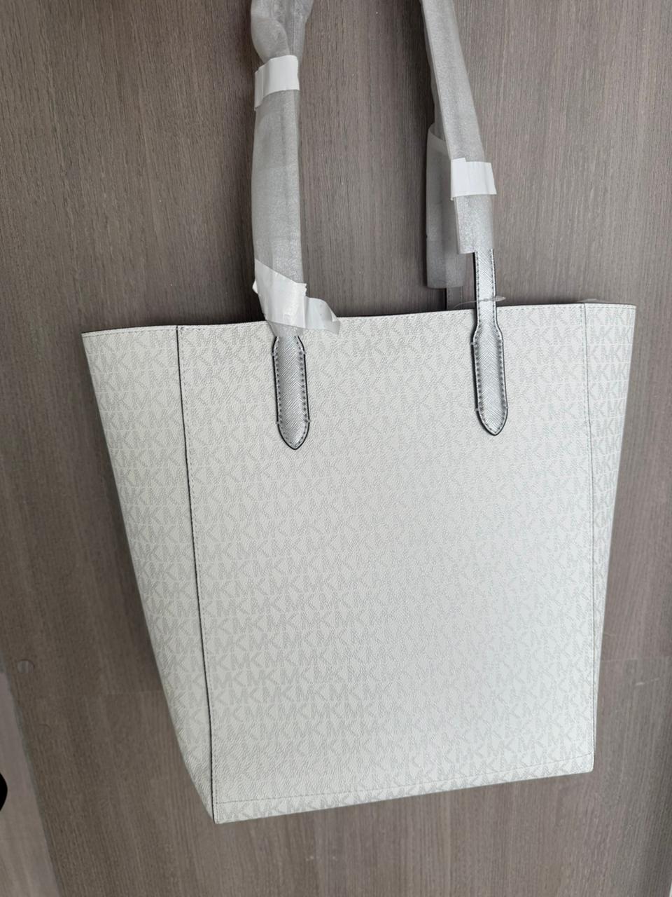 TOTE MICHAEL KORS VINCENT SILVER WHITE