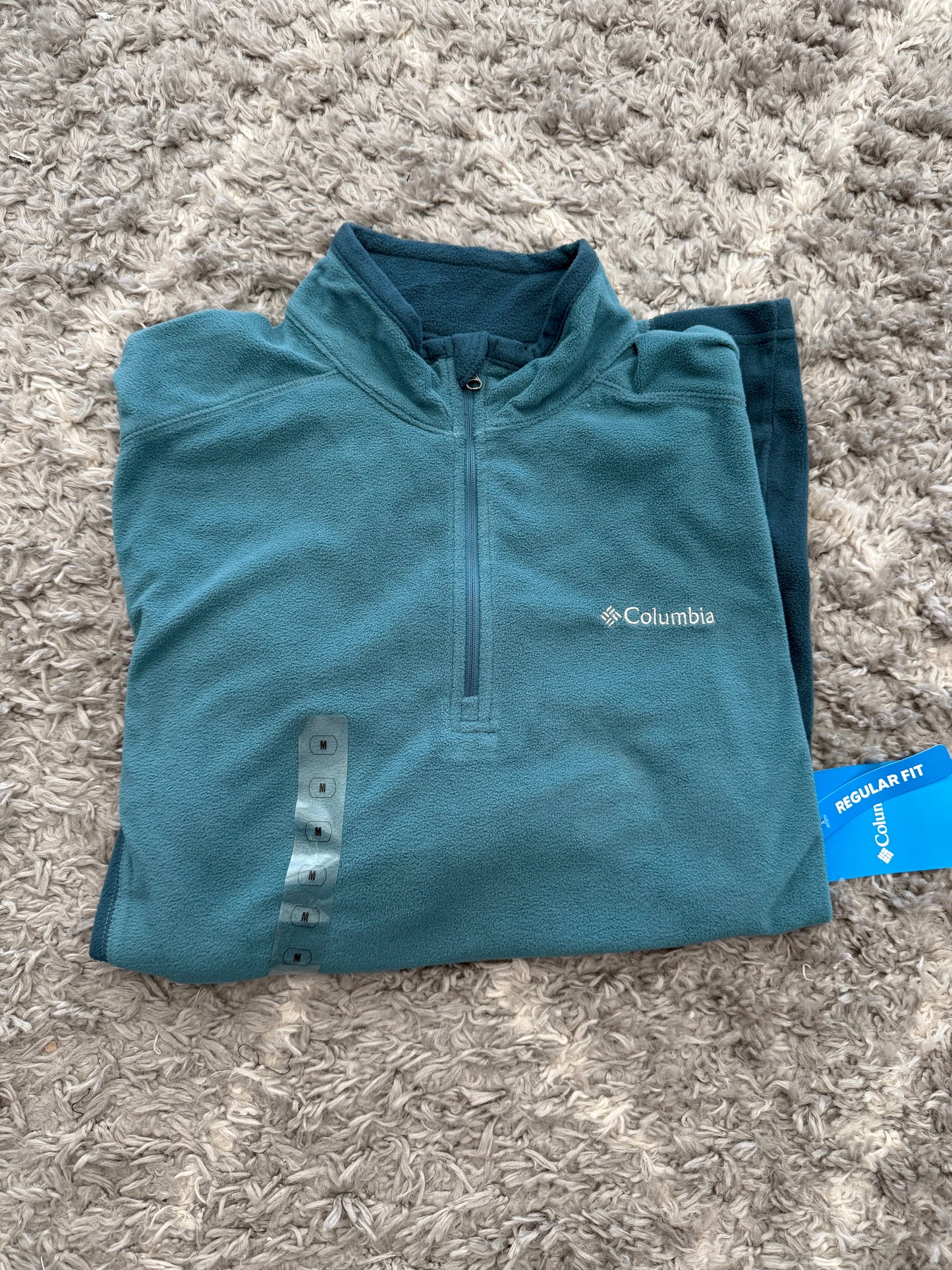 MICROPOLAR COLUMBIA HOMBRE M TURQUESA
