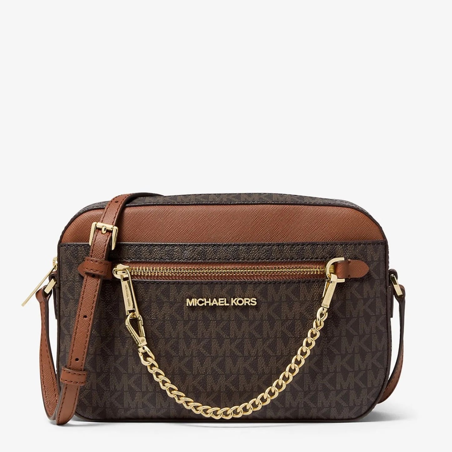 CROSSBODY MICHAEL KORS JETSET CAFE MONOGRAMA