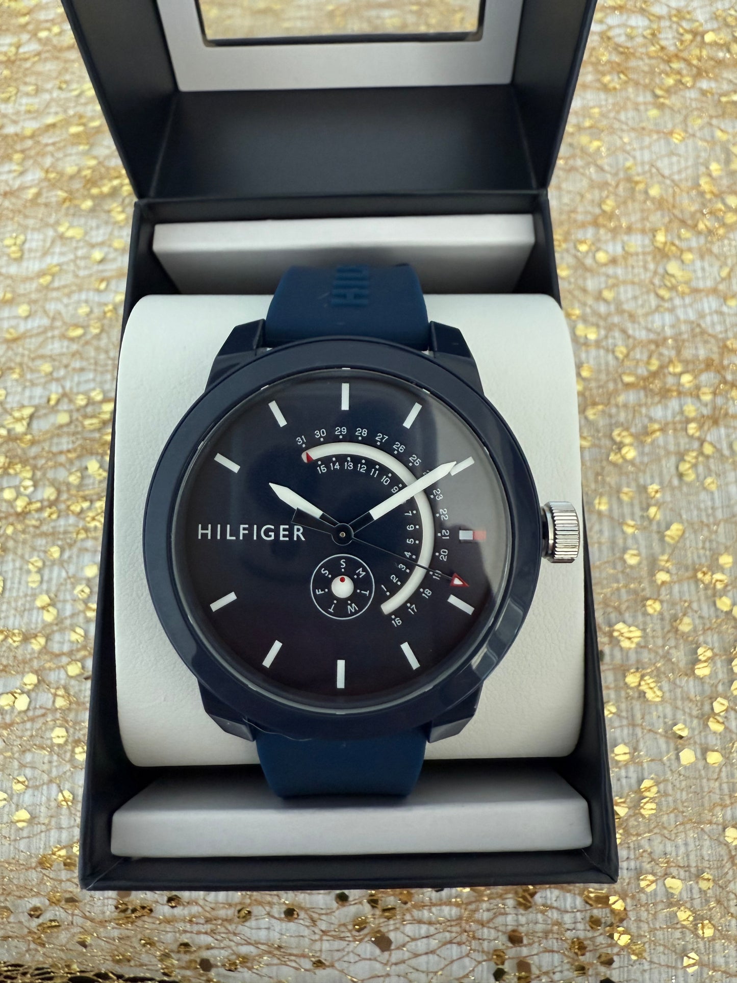 RELOJ TOMMY HILFIGER HOMBRE SILICONA AZUL