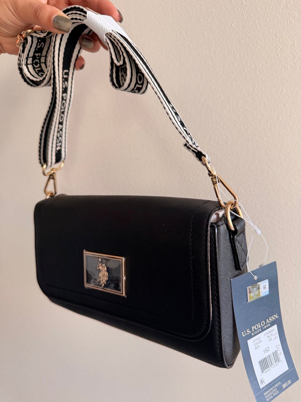 CROSSBODY POLO ASSN STRAP
