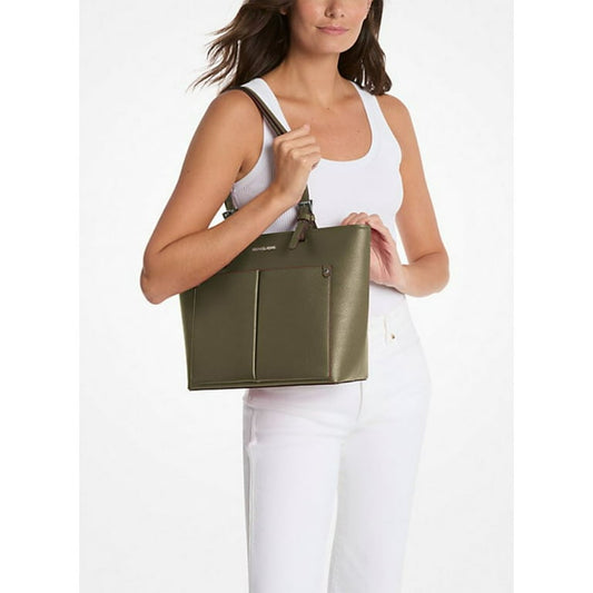 TOTE MICHAEL KORS DOBLE ZIP OLIVA