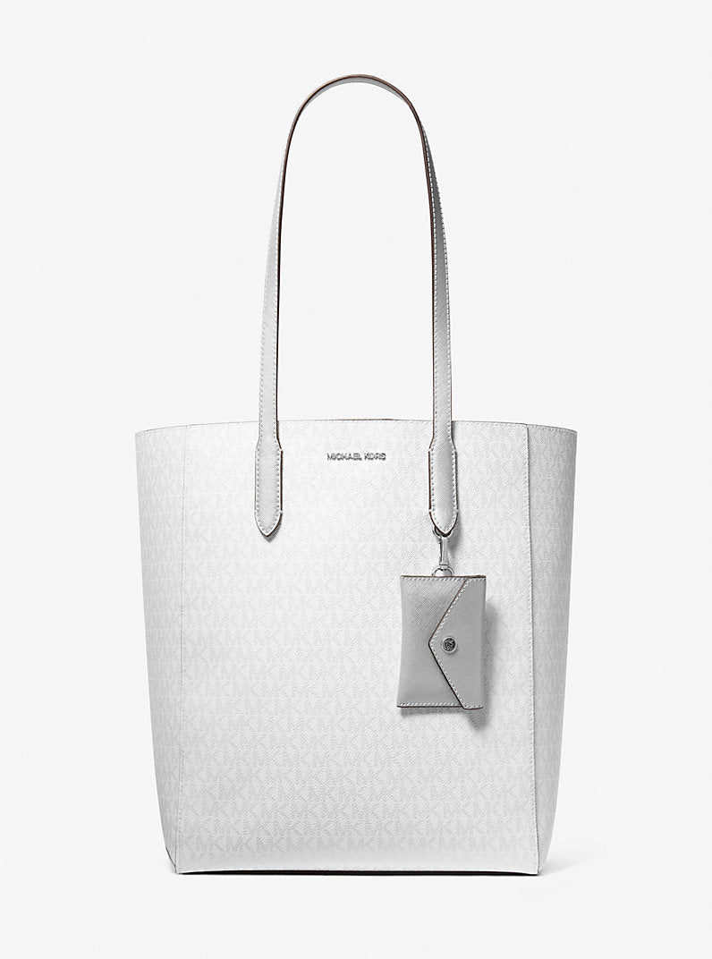 TOTE MICHAEL KORS VINCENT SILVER WHITE