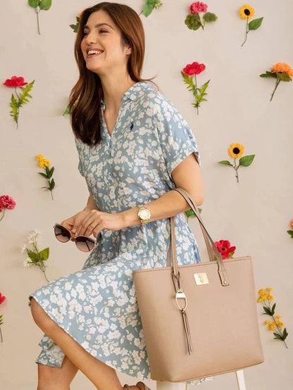 TOTE POLO BEIGE LARGE