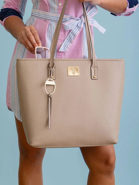 TOTE POLO BEIGE LARGE
