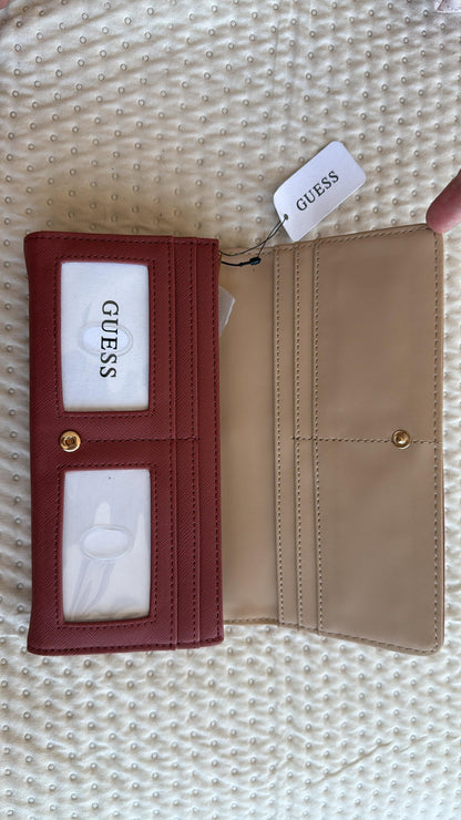 BILLETERA GUESS TERRACOTA