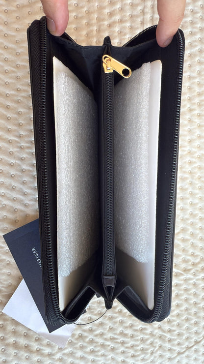 BILLETERA TOMMY HILFIGER NEGRA MONOGRAMA