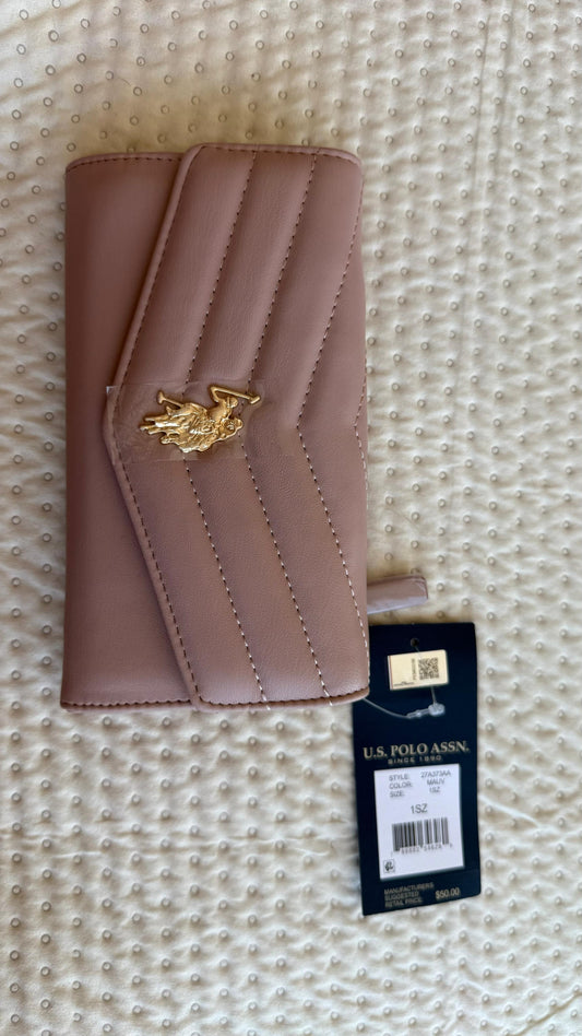 BILLETERA POLO ASSN ROSA