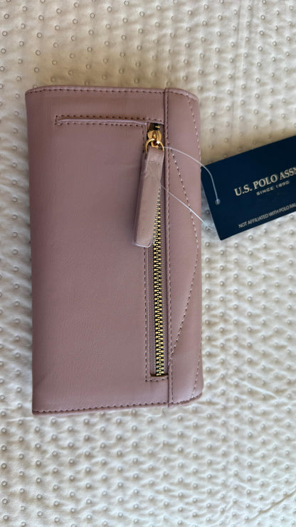 BILLETERA POLO ASSN ROSA