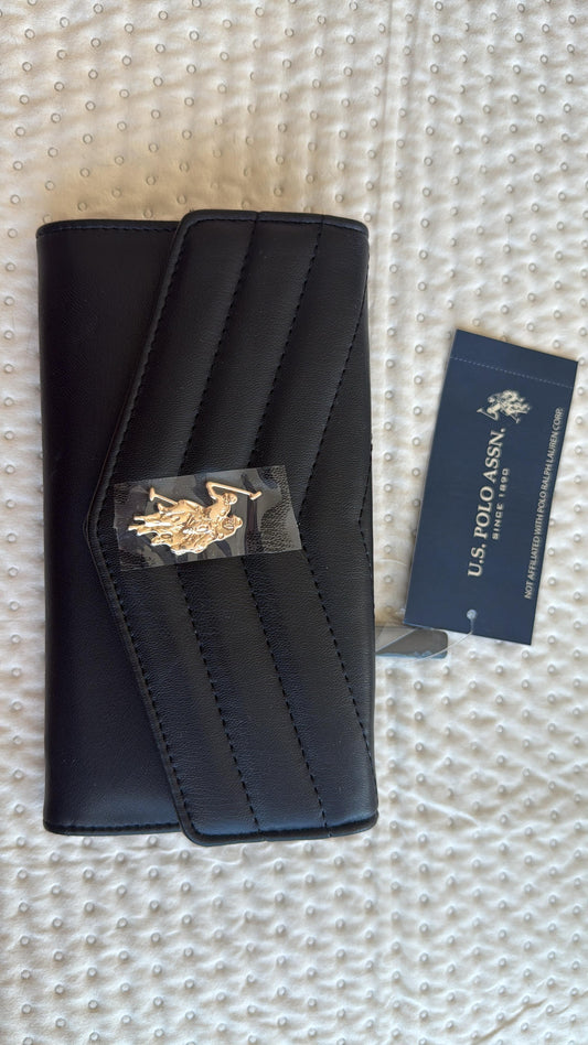 BILLETERA POLO ASSN NEGRA