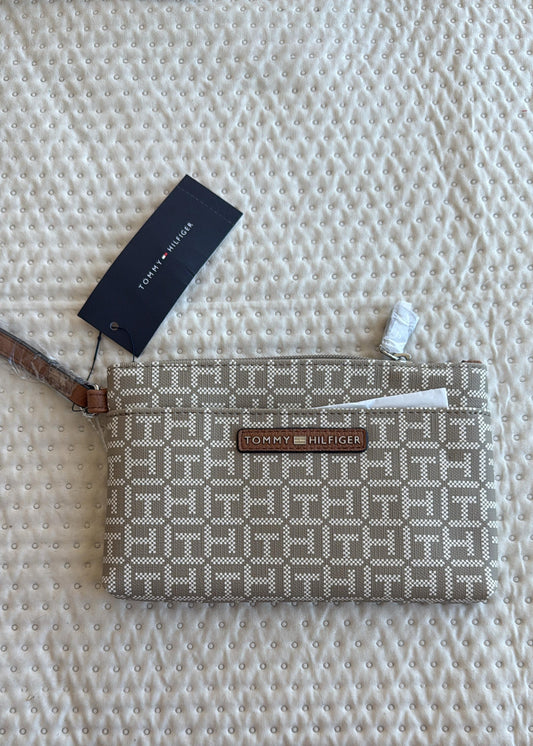 SOBRE TOMMY HILFIGER BEIGE MONOGRAMA