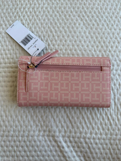 BILLETERA TOMMY HILFIGER ROSA MONOGRAMA