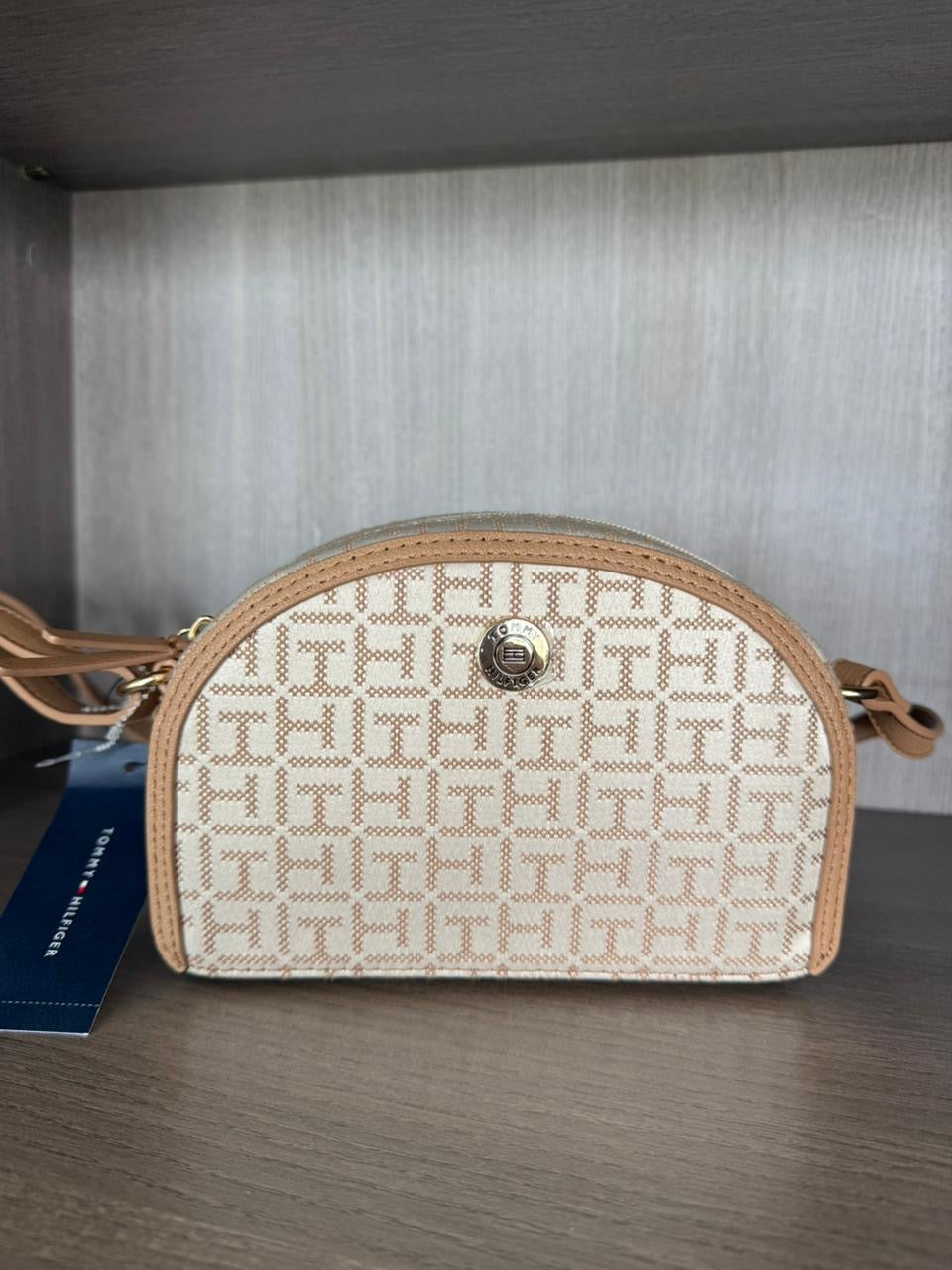 CROSSBODY TOMMY HILFIGER BEIGE